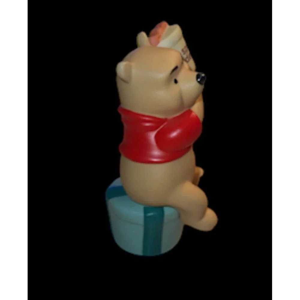 Pooh Newborn Is For A Happy Start Figurine Pooh and Friends Cake Topper
